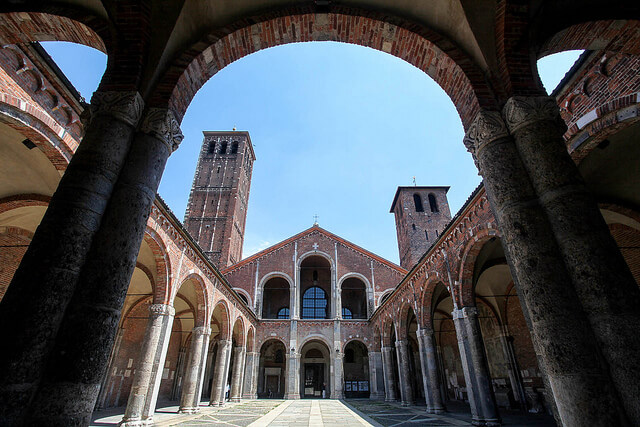 Sant'Ambrogio Basilica, Milan. Taken by Sharat Ganapati via Flickr.